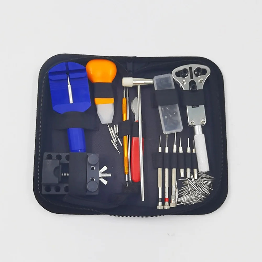 147pcs Watch Repair Kit Professional Watchmaker Tools Set Case Opener Watch Repair Tools for Clock Maintenance and Adjustment