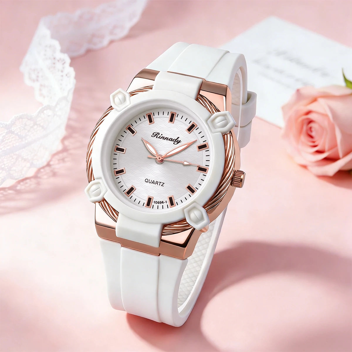 Fashion Popular Women Ladies Temperament Casual Silicone Quartz Watches