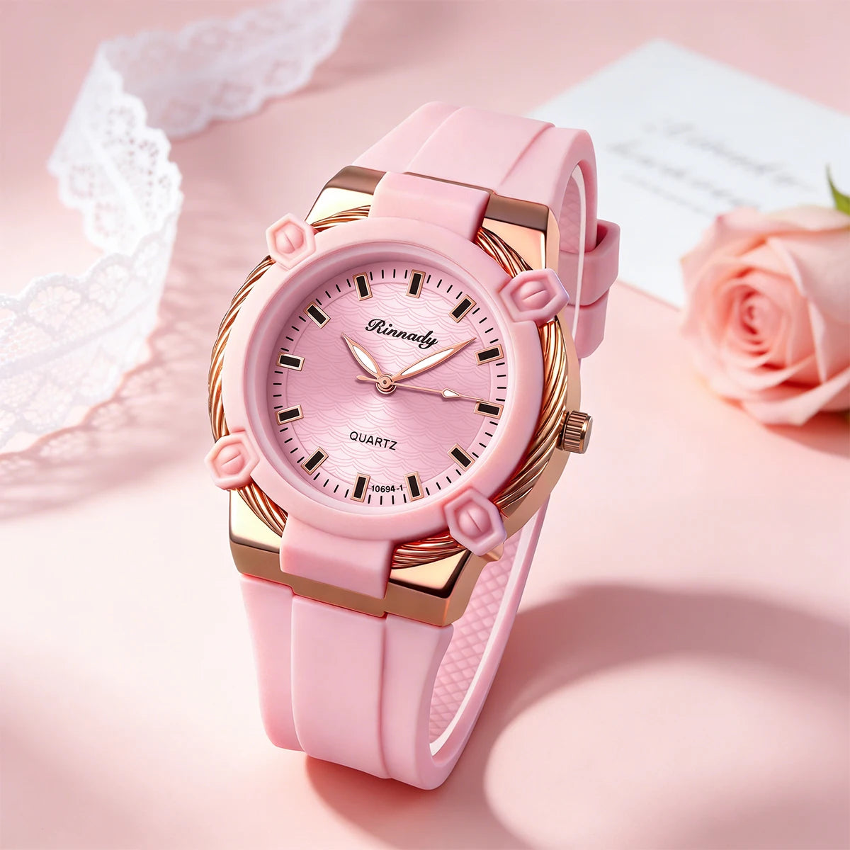 Fashion Popular Women Ladies Temperament Casual Silicone Quartz Watches