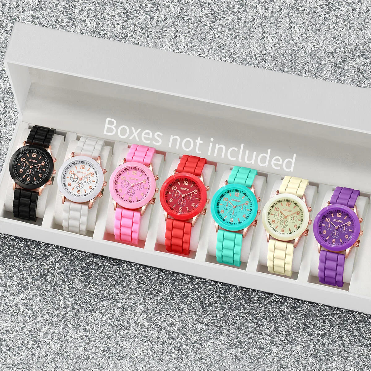 8PCS/Set Fashion Women Watches Casual Ladies Quartz Watch for Girls Clock Gift Reloj Mujer(Without Box)