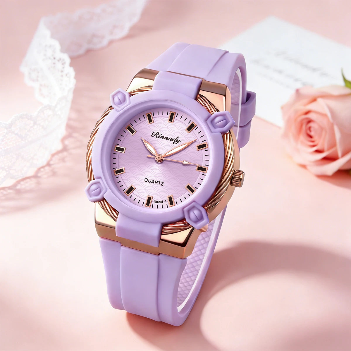 Fashion Popular Women Ladies Temperament Casual Silicone Quartz Watches