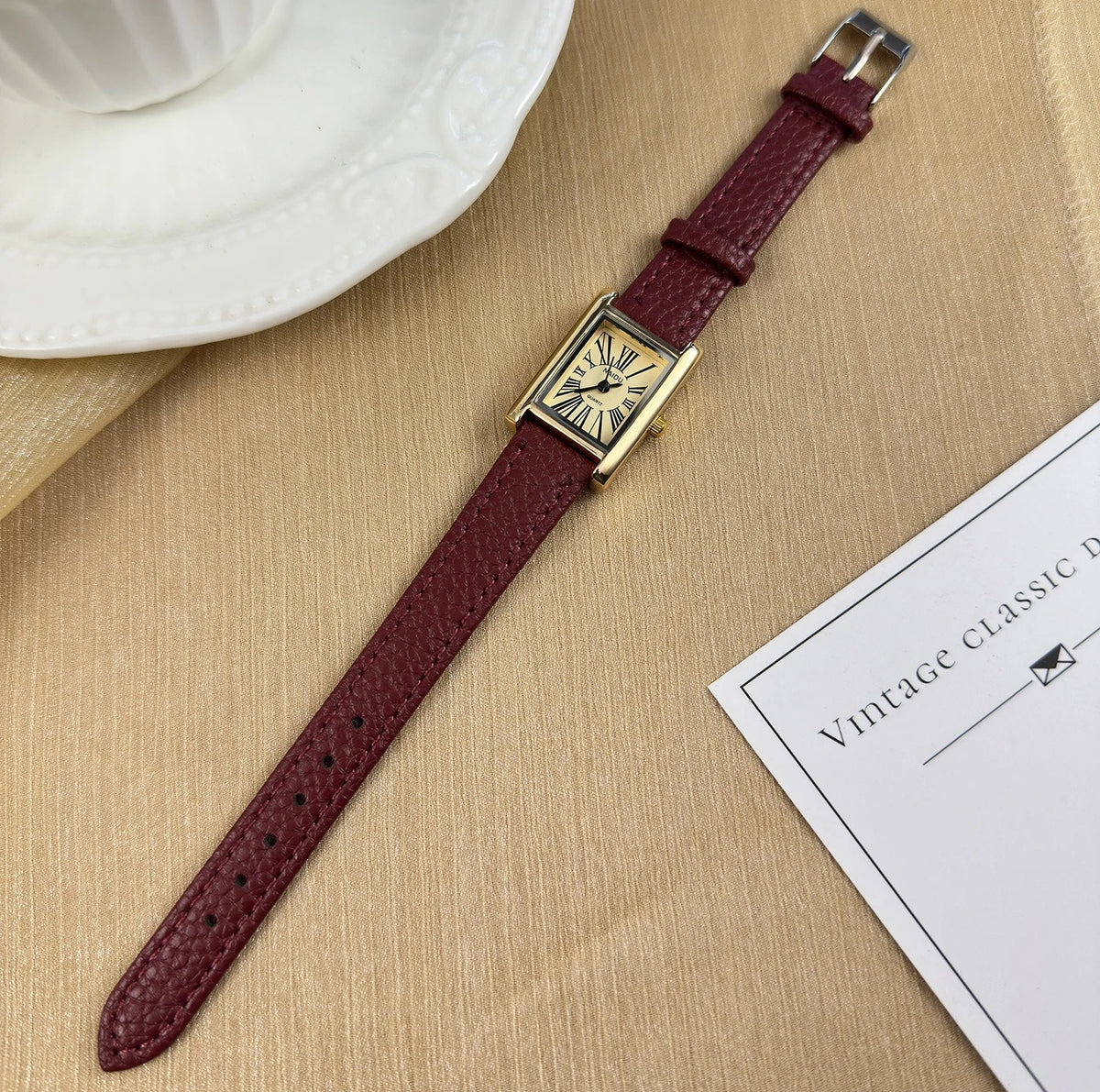 Fashion Brand Roman Dial Women Quartz Watch Simple Leather Strap Wristwatches Girl Gifts Ladies Watches Reloj Mujer Dropshipping