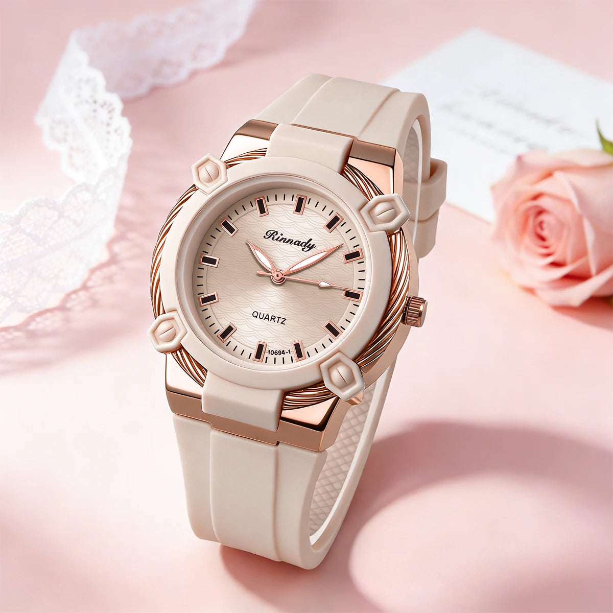 Fashion Popular Women Ladies Temperament Casual Silicone Quartz Watches