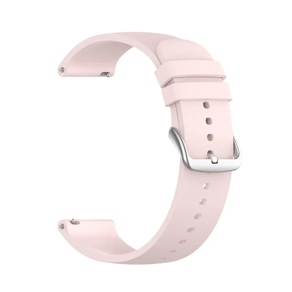 20MM Silicone Strap For Amazfit Bip S Smart Watch Band for Amazfit GTS 4 2 mini 3 2E Bracelet Bip 5 3 Pro/U Pro/GTR 42mm Correa