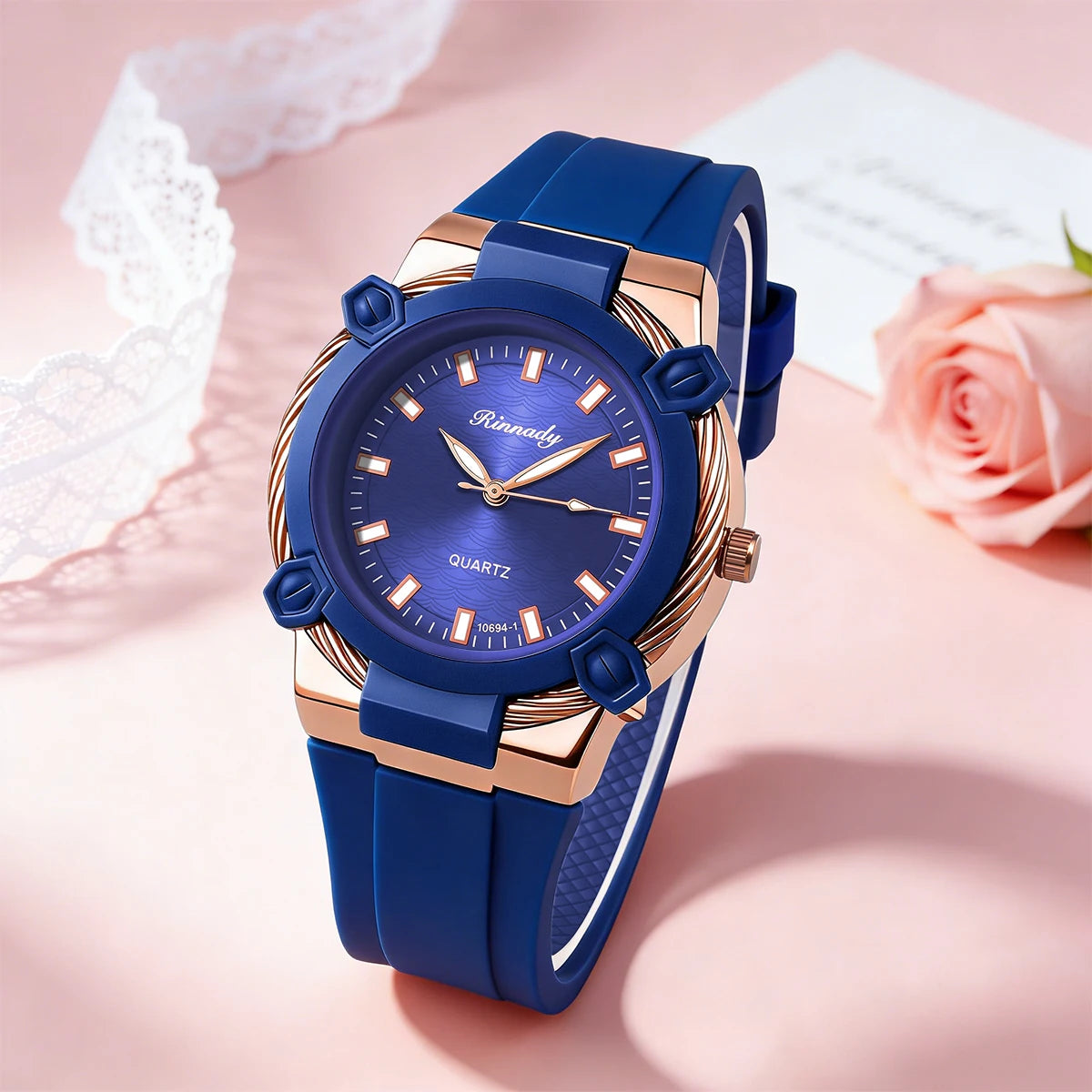 Fashion Popular Women Ladies Temperament Casual Silicone Quartz Watches