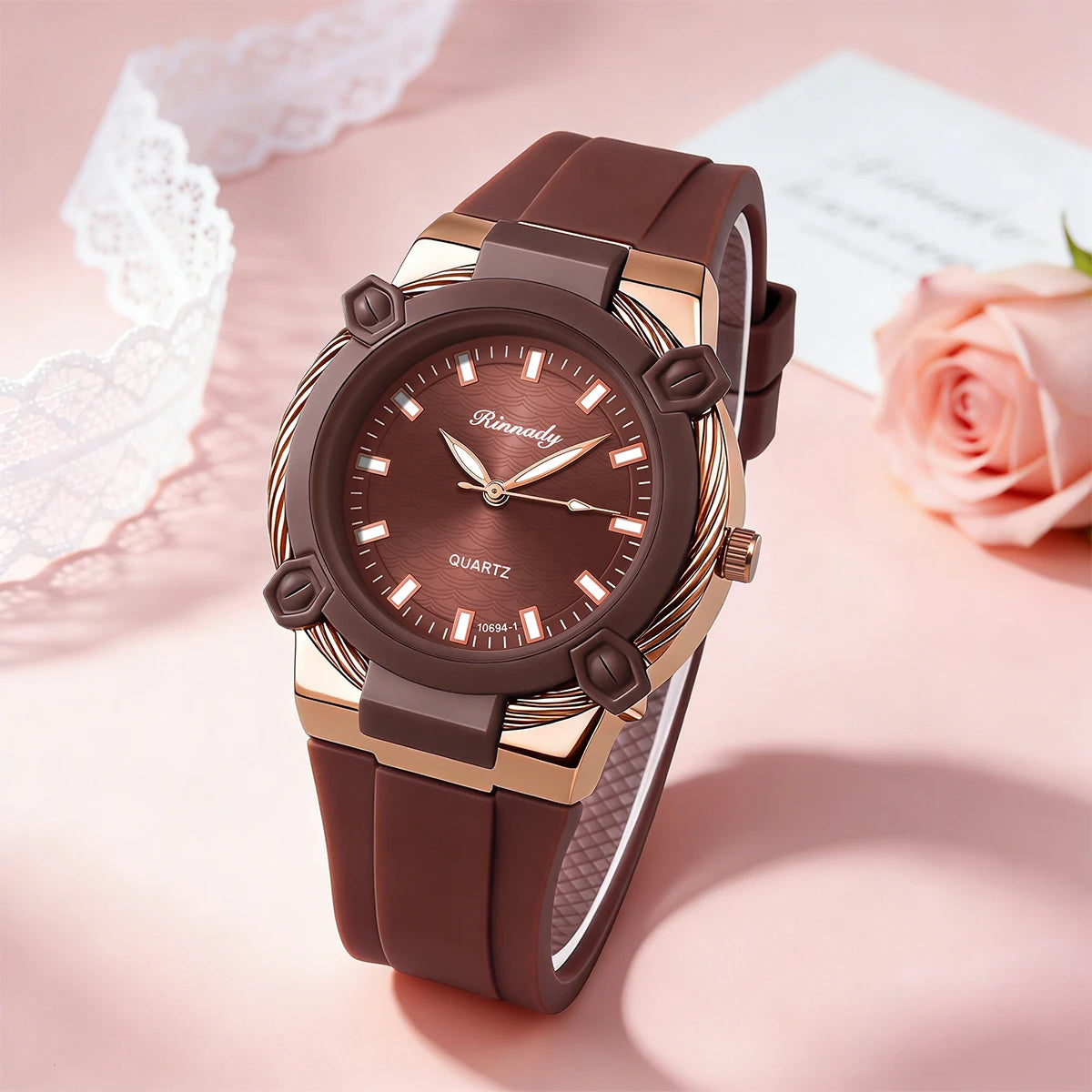 Fashion Popular Women Ladies Temperament Casual Silicone Quartz Watches