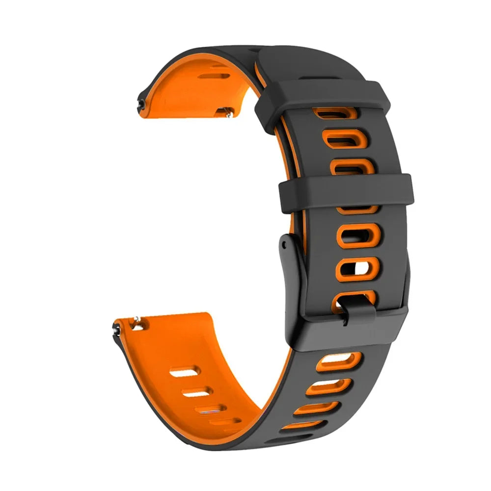 22mm 20mm Silicone Strap For Amazfit Bip 6 46mm Replacement Watchband For Amazfit BALANCE/GTR 4 3/GTS 4 2mini/Bip U Pro Bracelet