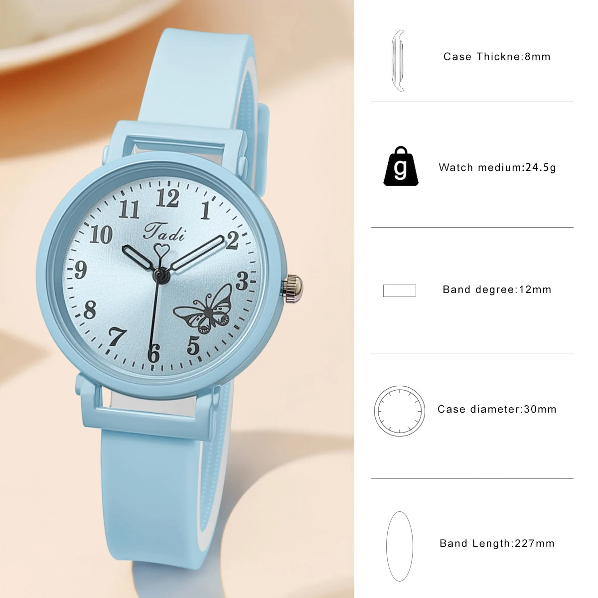 Women's Watch Silicone Strap Wristwatch Quartz Watches Women Clock Casual Female Watches Gift Reloj Mujer relogios feminino
