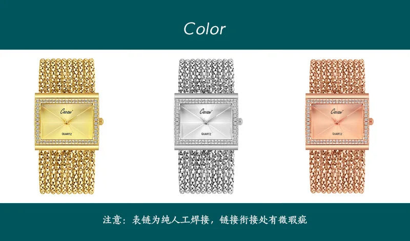 Original Diamond Bracelet Watch for Woman Waterproof Luxury Women Quartz Watches Dress Watch Ladies Wristwatch Jewelry Gift