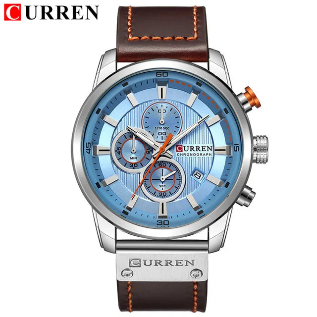 Top Brand Luxury CURREN Men's Sports Watches Fashion Casual Quartz Watch Men Military Wrist Watch Male Relogio Clock 8291