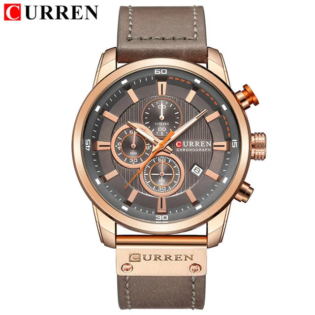 Top Brand Luxury CURREN Men's Sports Watches Fashion Casual Quartz Watch Men Military Wrist Watch Male Relogio Clock 8291