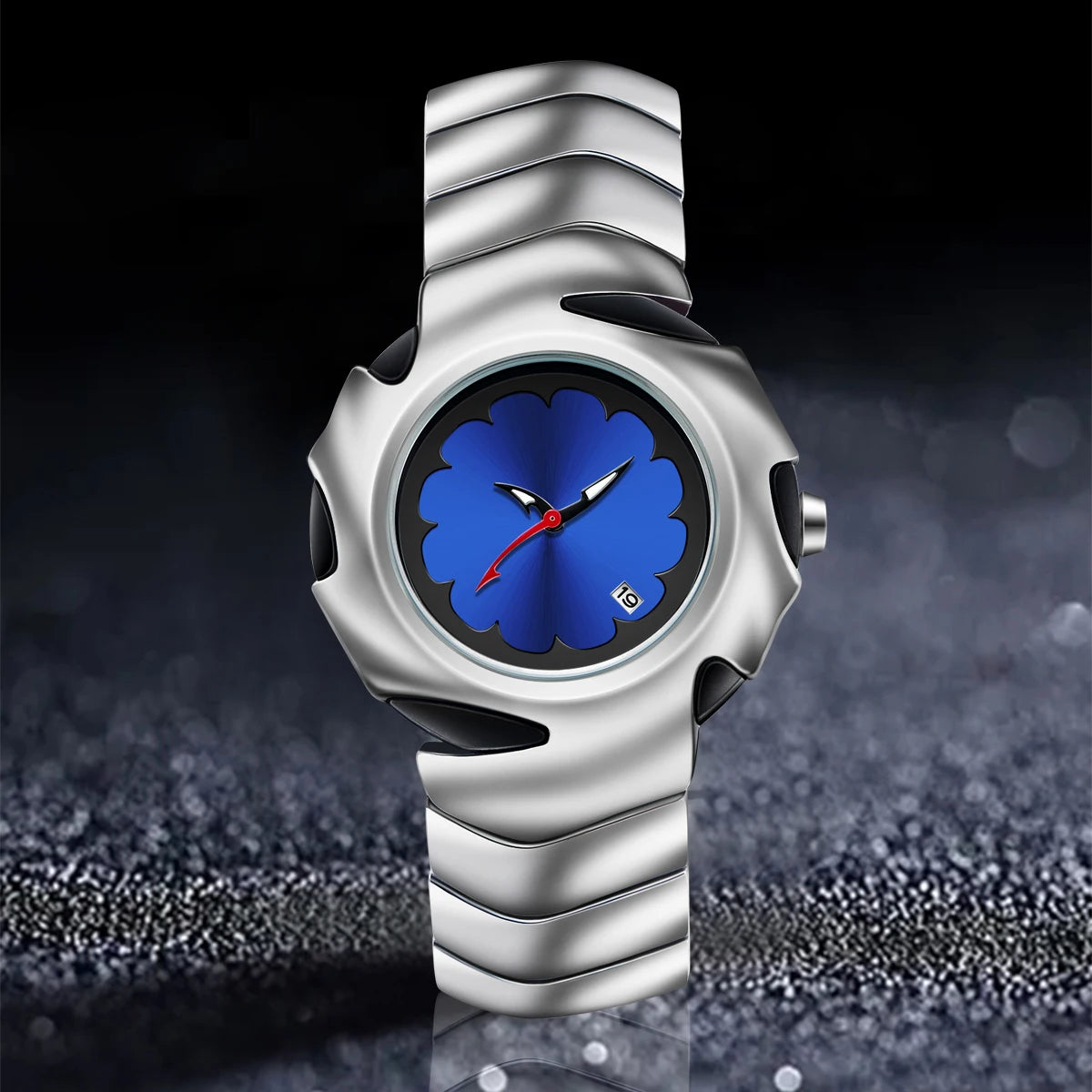 Retro Fashion Y2K Trend Creative Personality Design with Calendar Dial Night Light High End Feeling Quartz Waterproof Watch
