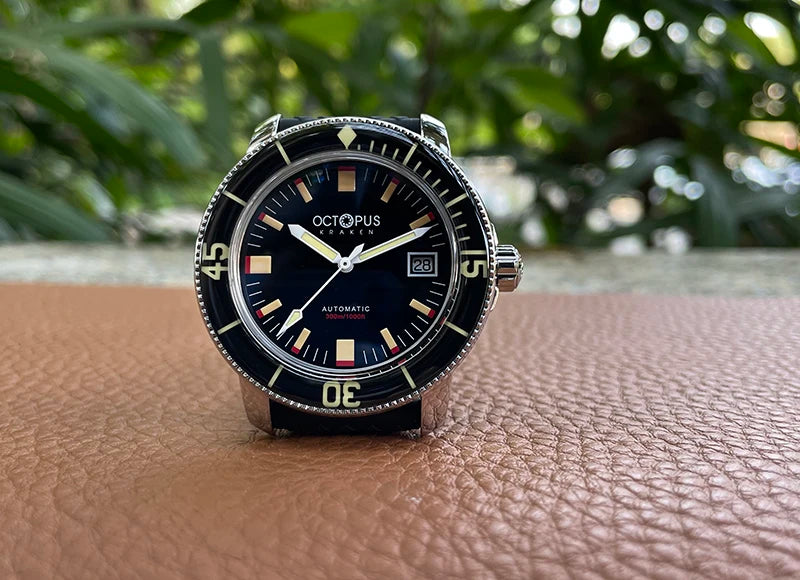 Octopus Kraken 40mm Men's Retro Automatic Watch 30Bar Diver with Mechanical Movement Swiss Super Luminous Sapphire Crystal
