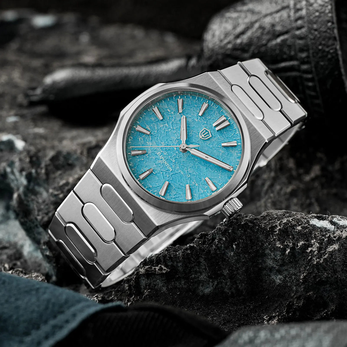 Watchdives Premier WD0016B Square-Block Faceted Dial Original Design Watch VH31 Sweep Second Quartz Movement 39mm Men Watches