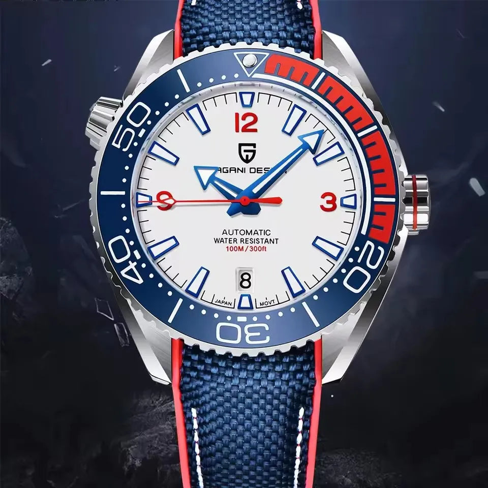 PAGANI DESIGN 42MM Classic Versatile Luxury Men Automatic Waterproof Watch Top Brand Sapphire Glass Mechanical Watches For Men