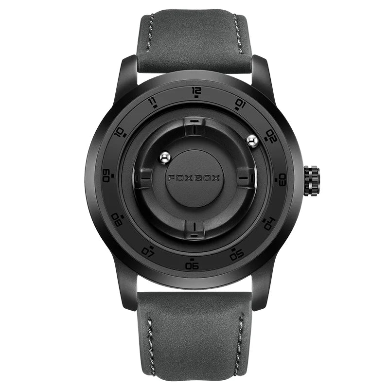 Foxbox 2025 Luxury Watches Men Creative Scrolling Beads Quartz Wristwatches Fashion Waterproof Magnetic Force Mens Watch Reloj