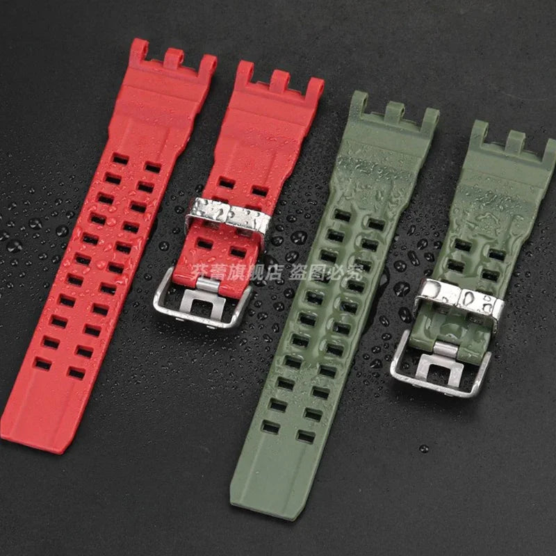 For G-SHOCK Casio Watch Band for Men's Second Generation Big Mud King Modified GWG2000 GWG-2000 GWG-2040 Resin Rubber Strap