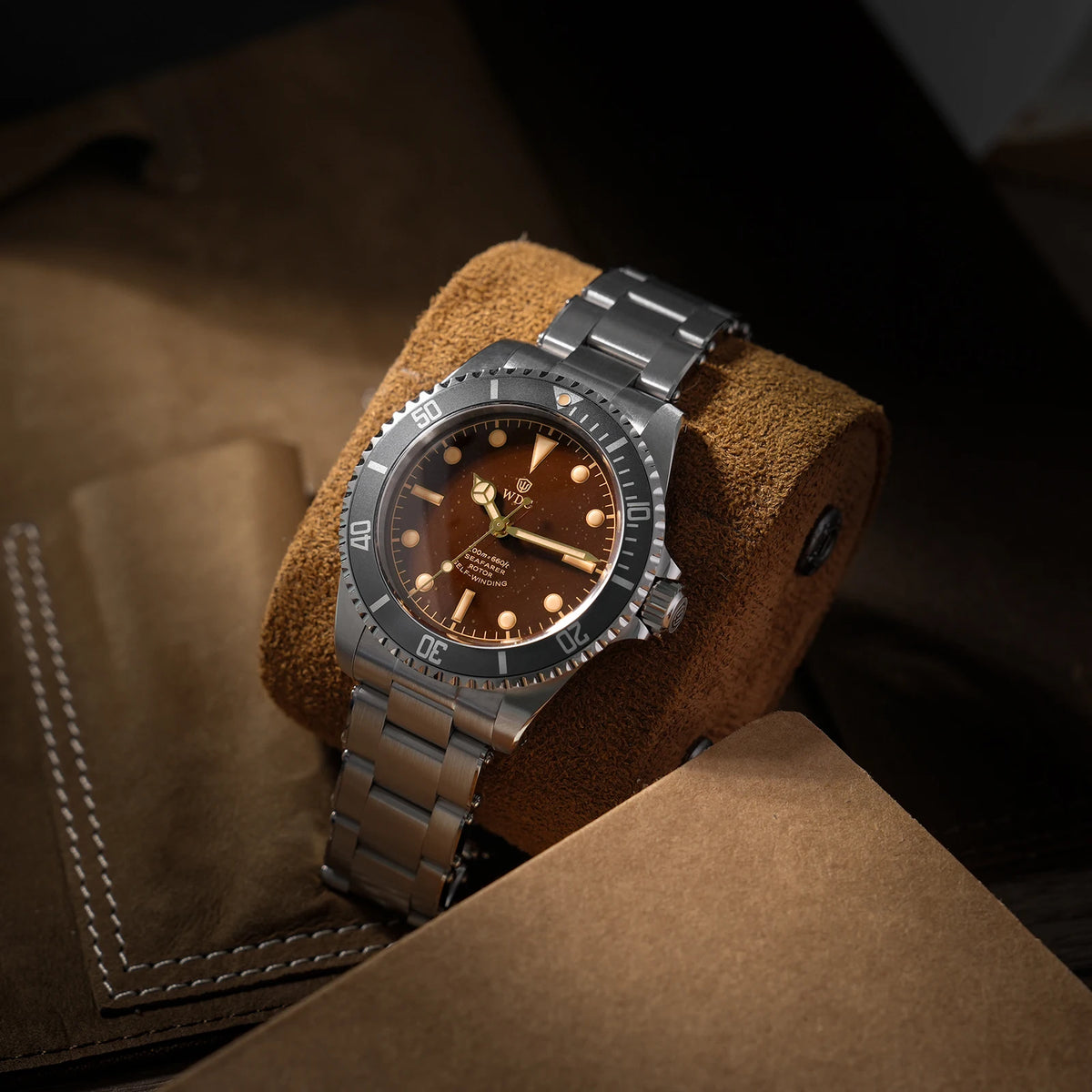 Watchdives WD5513M Men Watch Miyota 9015 Movement Automatic Mechanical  Watches Aluminum Bezel Sapphire Luminous Waterproof 200m