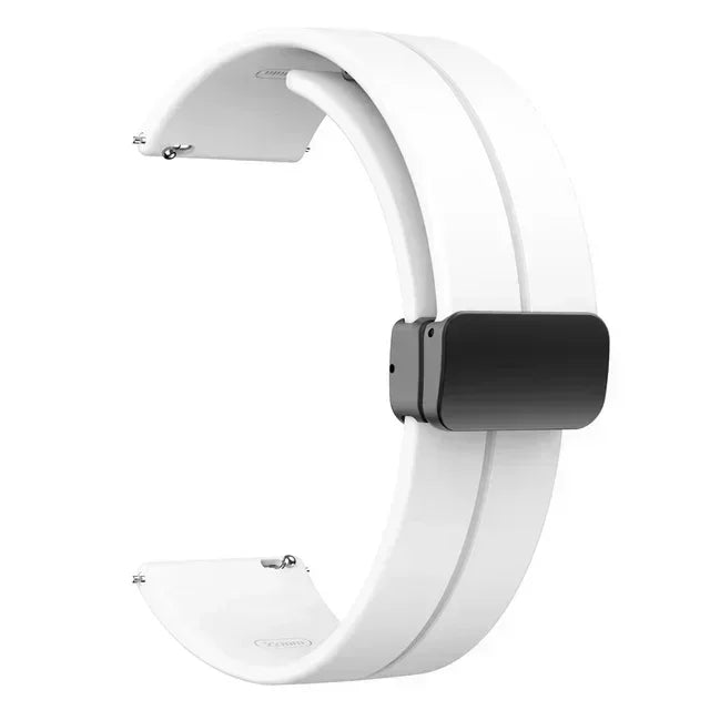Magnetic Folding Buckle Band for Zeblaze Stratos 4 Smart Watch Silicone Strap for Zeblaze Stratos 4 Watchband Bracelet