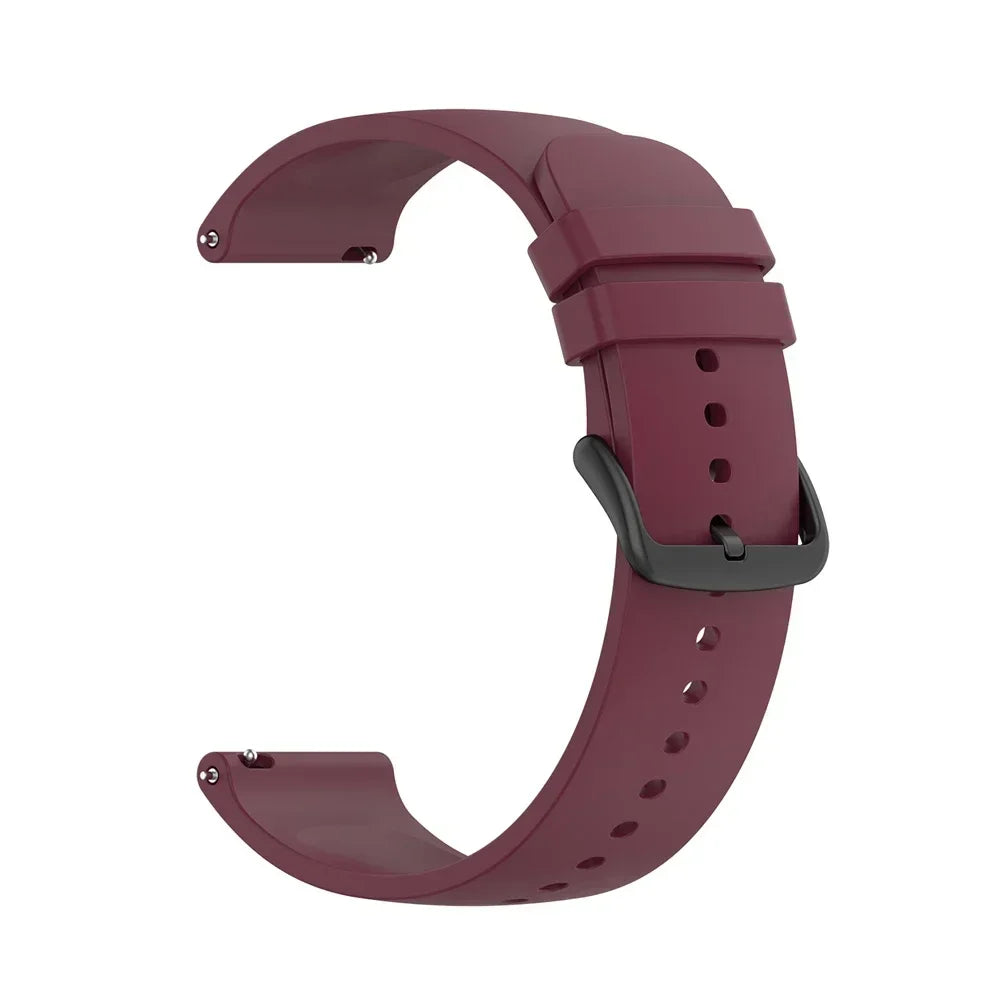 20MM Silicone Strap For Amazfit Bip S Smart Watch Band for Amazfit GTS 4 2 mini 3 2E Bracelet Bip 5 3 Pro/U Pro/GTR 42mm Correa