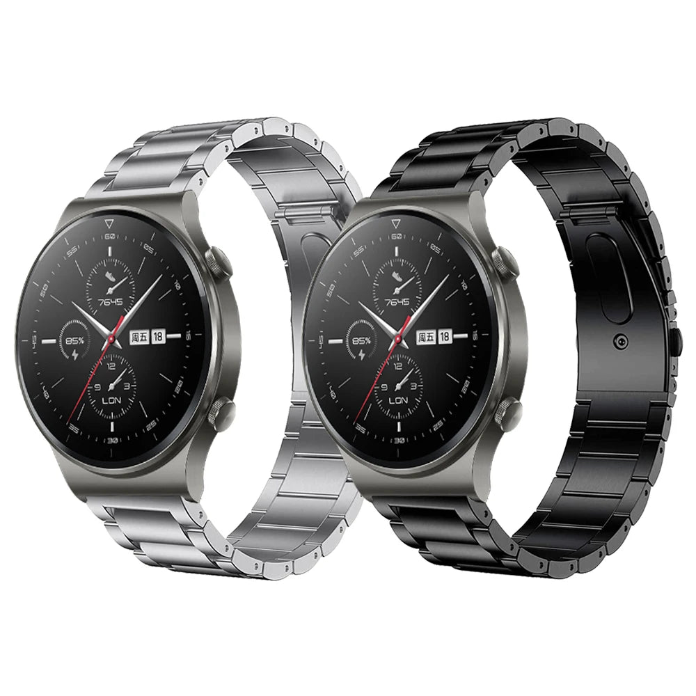 22mm Metal Band For Huami Amazfit T-Rex3 Pro 48mm Wrist Band Strap Bracelet For Amazfit Helio/Pace/Stratos 3 2 2S/Bip 6 5 Correa