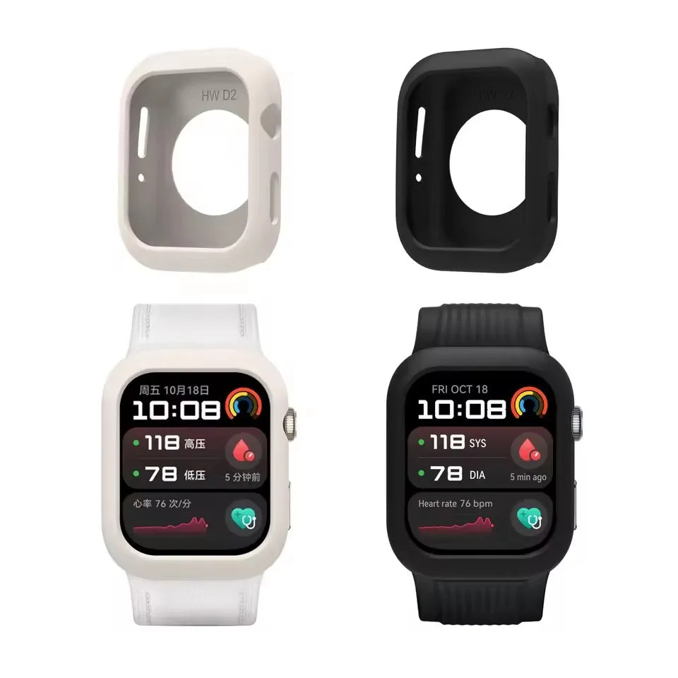 Soft Silicone Case For Huawei Watch D2 Smartwatch Protector Shell Hollow Cover Shockproof Protection Frame Cases Accessories