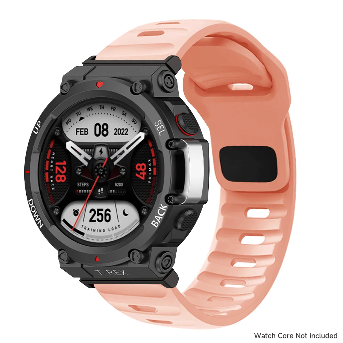 Silicone Band For Huami Amazfit T-REX 3/2/1 Smart Watch Sports Strap Bracelet For Amazfit T-Rex Pro/T-REX Ultra Rubber Correa
