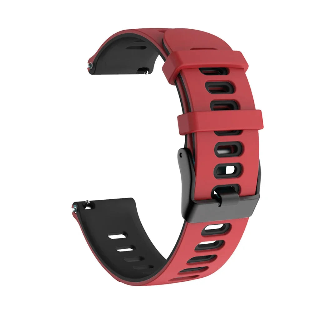 22mm 20mm Silicone Strap For Amazfit Bip 6 46mm Replacement Watchband For Amazfit BALANCE/GTR 4 3/GTS 4 2mini/Bip U Pro Bracelet