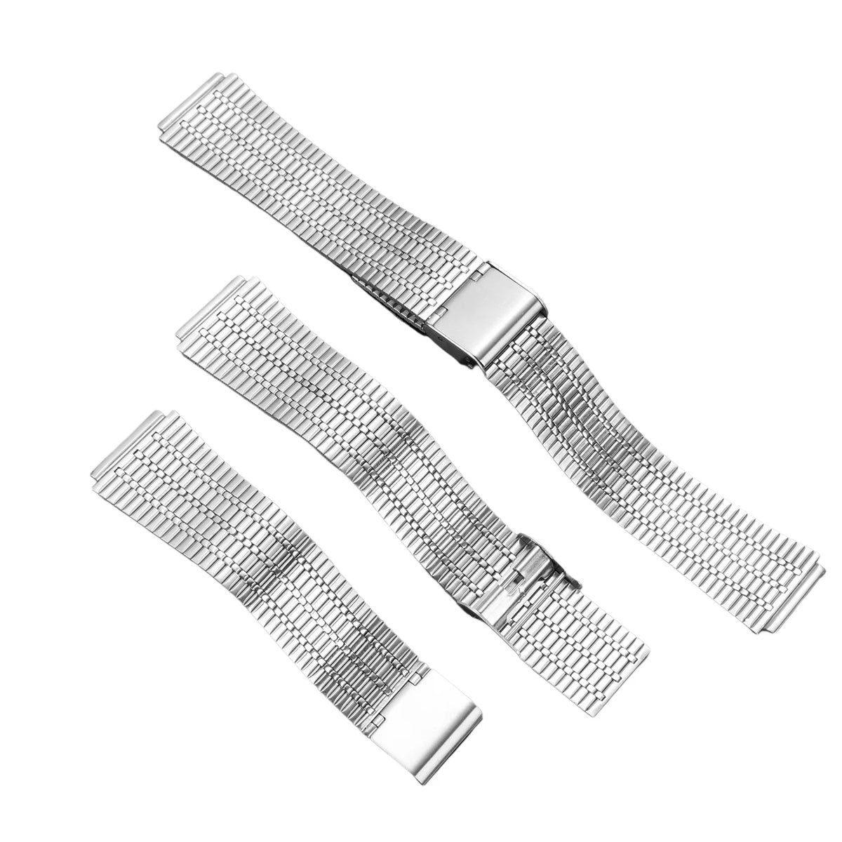 For TIMEX Q Series TW2T80700 TW2U61200 TW2U61300 stainless steel watchband men's Watch accessories Convex metal strap 18MM