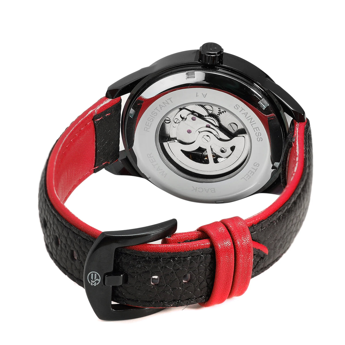 FORSINING Fashion 2026 Skull Skeleton Cool Man Watch Mechanical Automatic Movement Clock Sport Leather Luxury Brand Male Watches