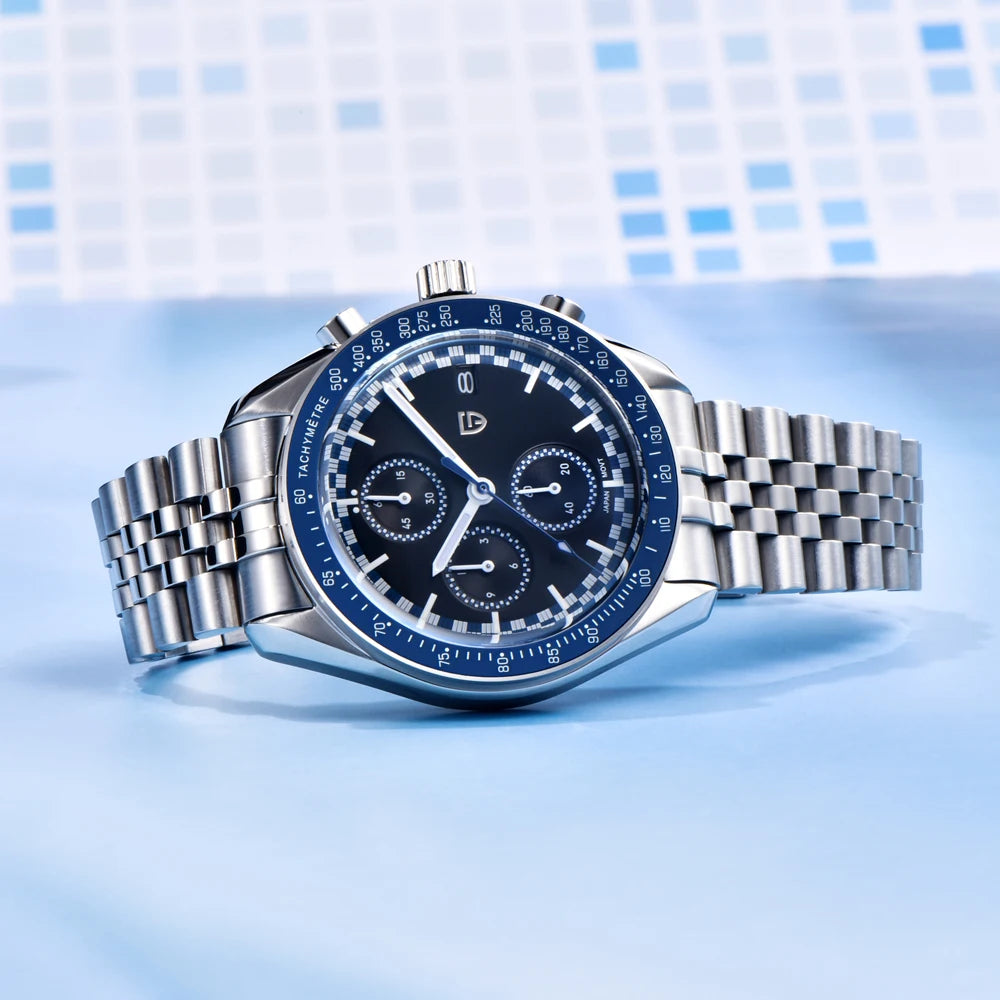 2026 New PAGANI DESIGN Moon Men's Watches Luxury Speed Chronograph Quartz Watch For Man AR Sapphire Mirror Waterproof Clock Gift
