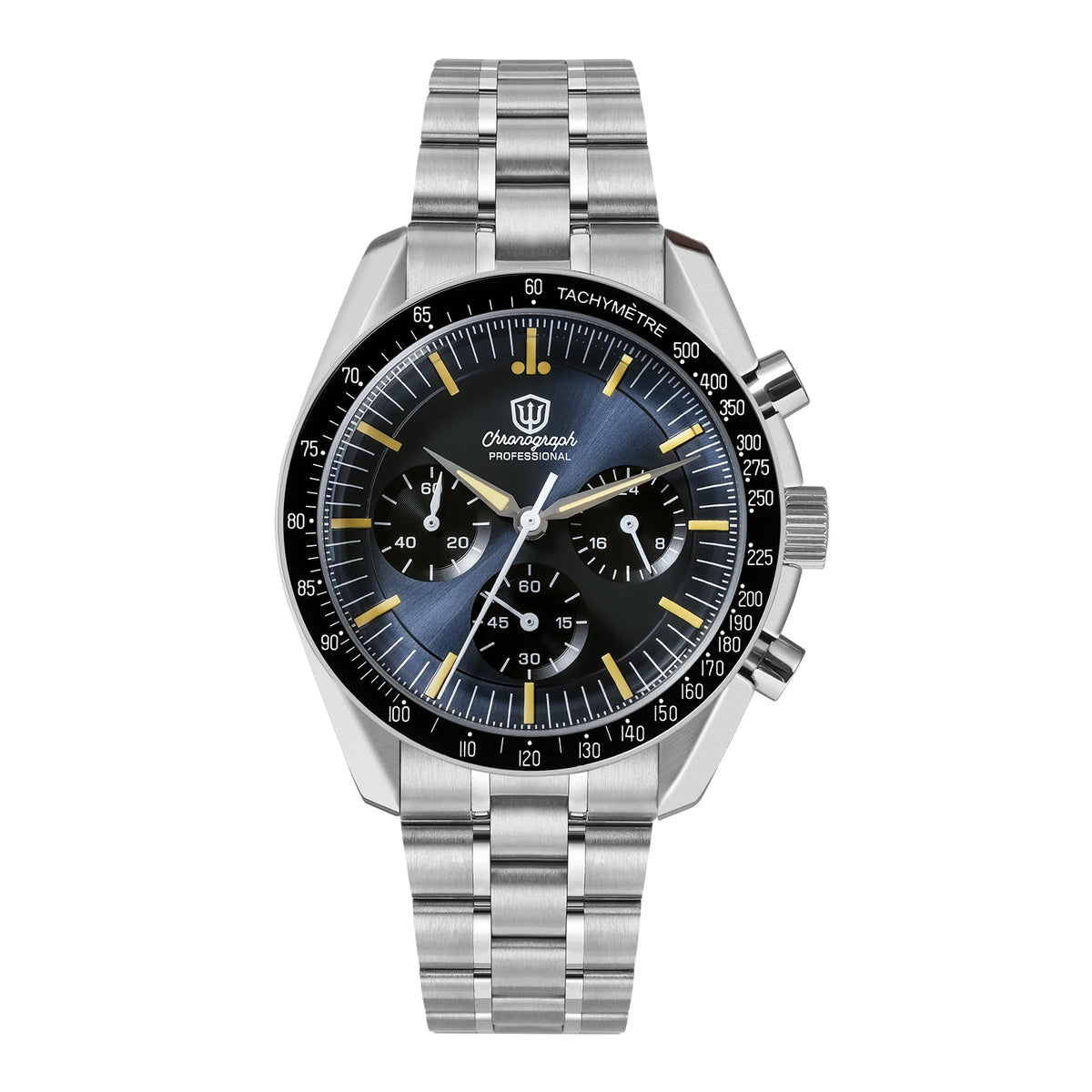 Watchdives New WD1863 Mechanical Quartz Wristwatch Multifunctional Chronograph VK63 Men Watch Bubble Sapphirewaterproof Reloj