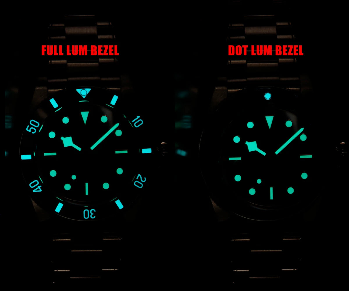 CRONOS Men Automatic Watch 37mm Mechanical Wristwatch Sapphire Diver 20ATM Waterproof BGW-9 Luminous PT5000 SW200 Mov.