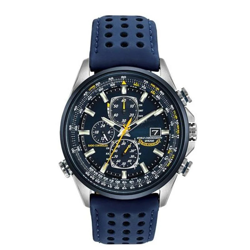 Original Luxury Men Watches Wtches Men's Luxury Quartz Wristwatches Radio Night Glow Energy Multi Functional Business Watch