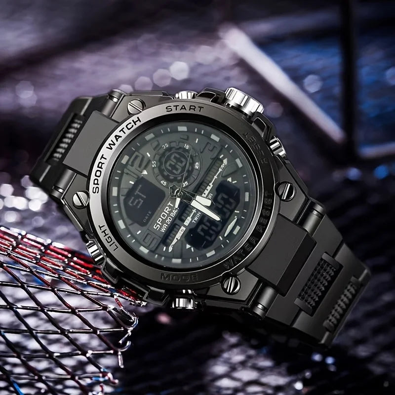 The Multi-functional Electronic Watch Korean Version Is Cool And Handsome Luminous Middle And High School Watch