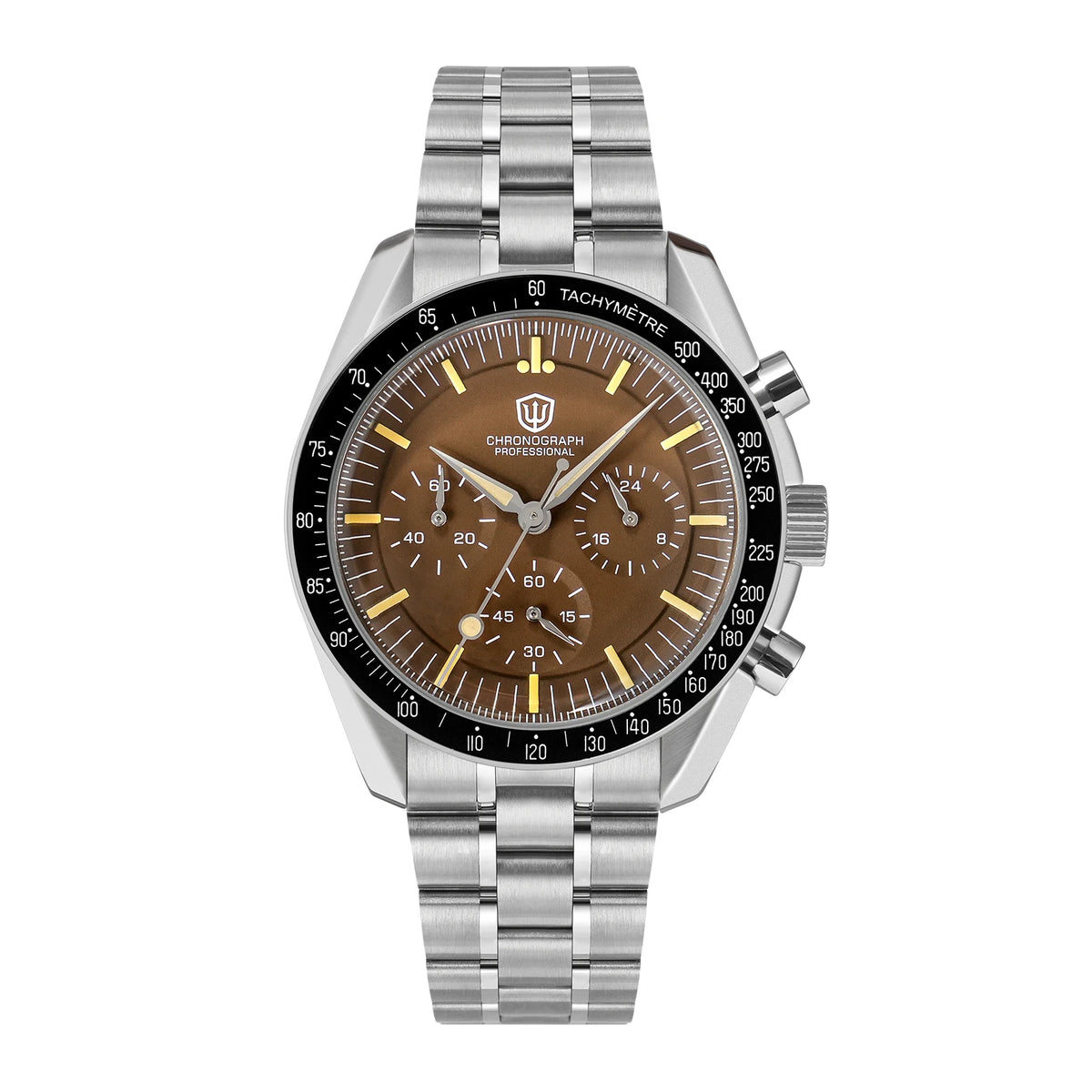 Watchdives New WD1863 Mechanical Quartz Wristwatch Multifunctional Chronograph VK63 Men Watch Bubble Sapphirewaterproof Reloj