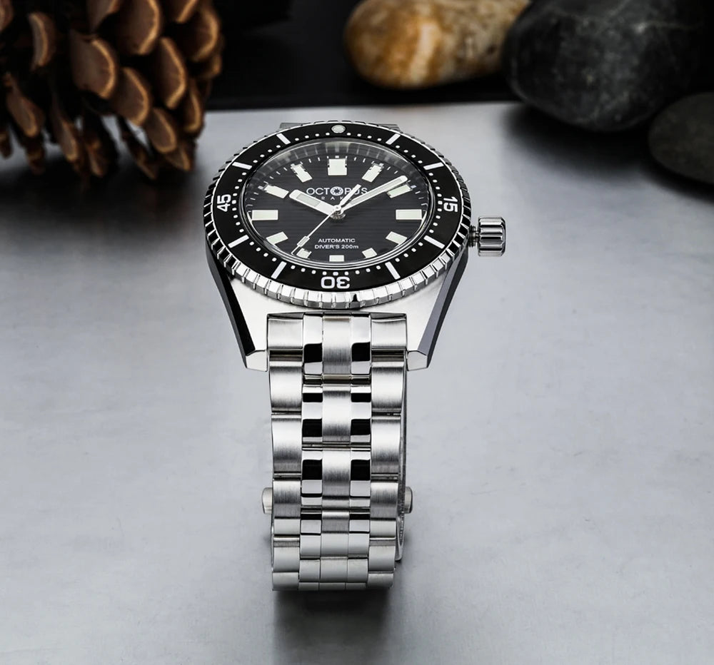 Octopus Kraken 39MM NH35 Men's Automatic Mechanical Watch Sapphire Stainless Steel Diving 20Bar Luminous C3 reloj hombre watches