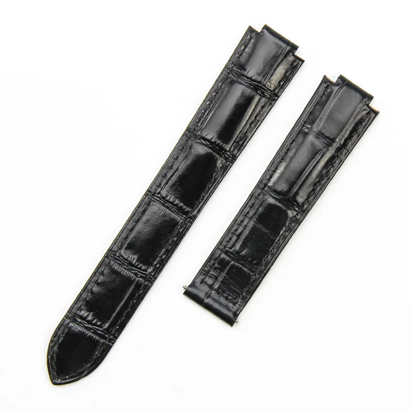 Applicable Cartier Blue Balloon Watch Strap Genuine Leather Unisex Original Folding Buckle Tail Bulge Cowhide Accessories14mm16m