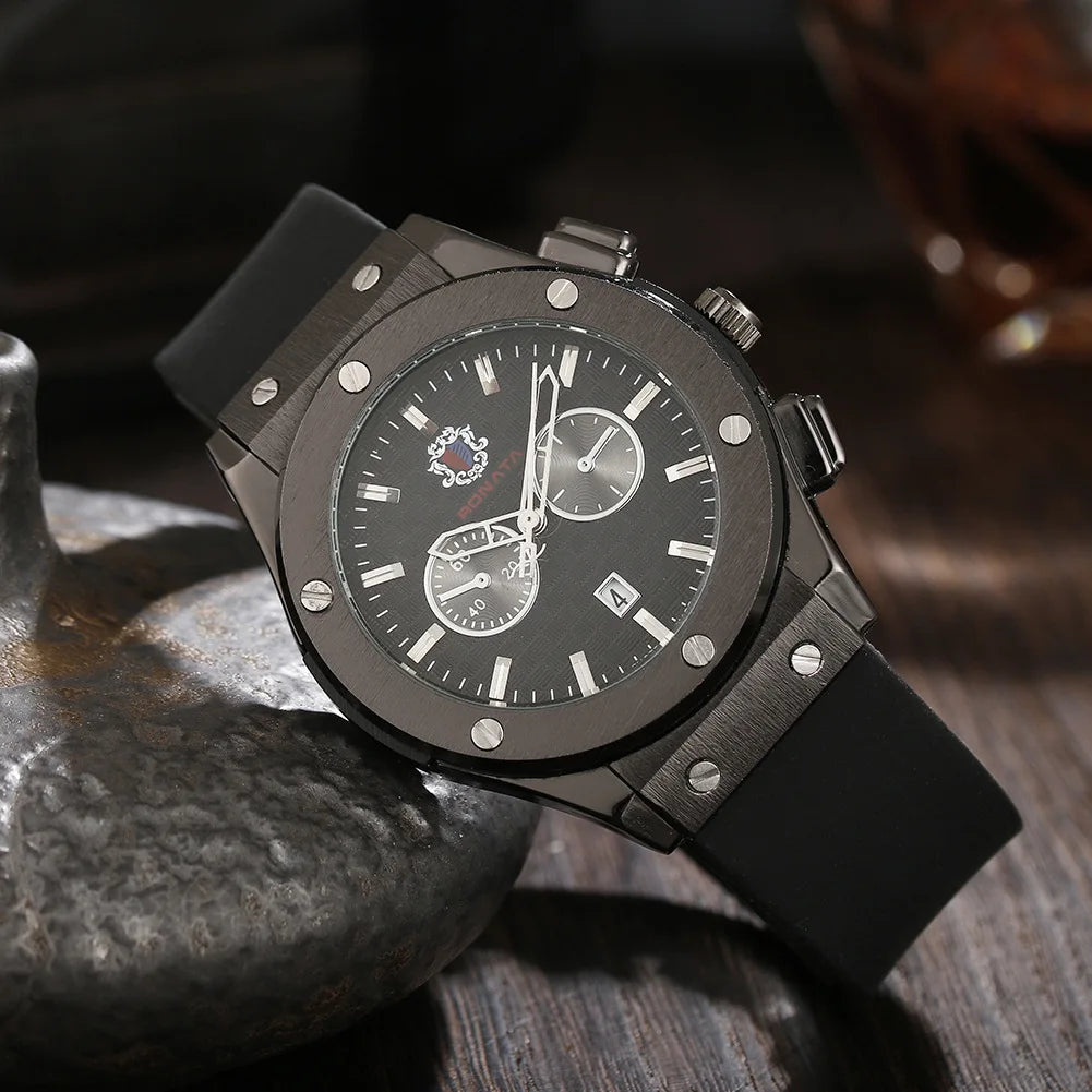 New Fashion Men Watch Business Trend Calendar Wristwatch For Men Watch Casual Luxury Clock Watch Reloj Hombre Relogio Masculino