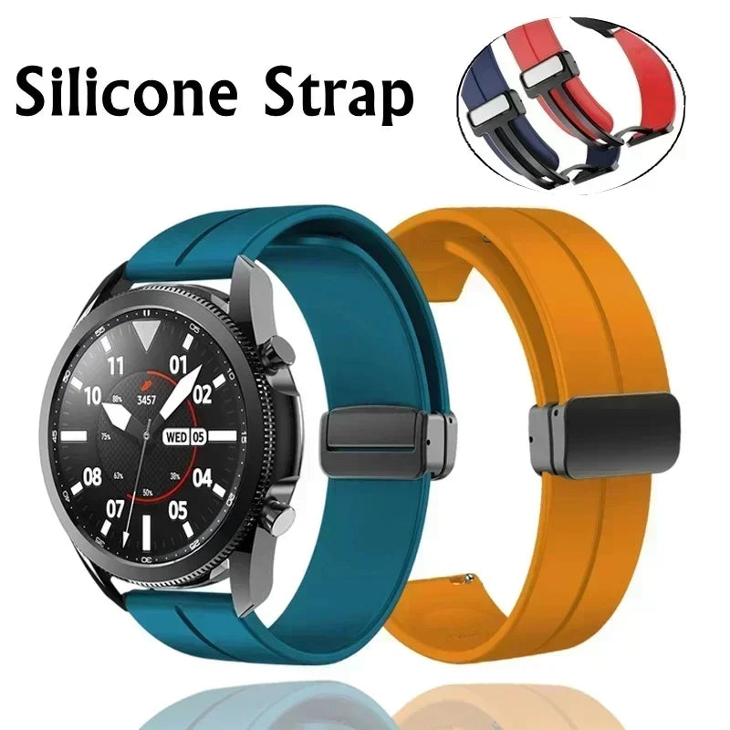 Magnetic Folding Buckle Band for Zeblaze Stratos 4 Smart Watch Silicone Strap for Zeblaze Stratos 4 Watchband Bracelet