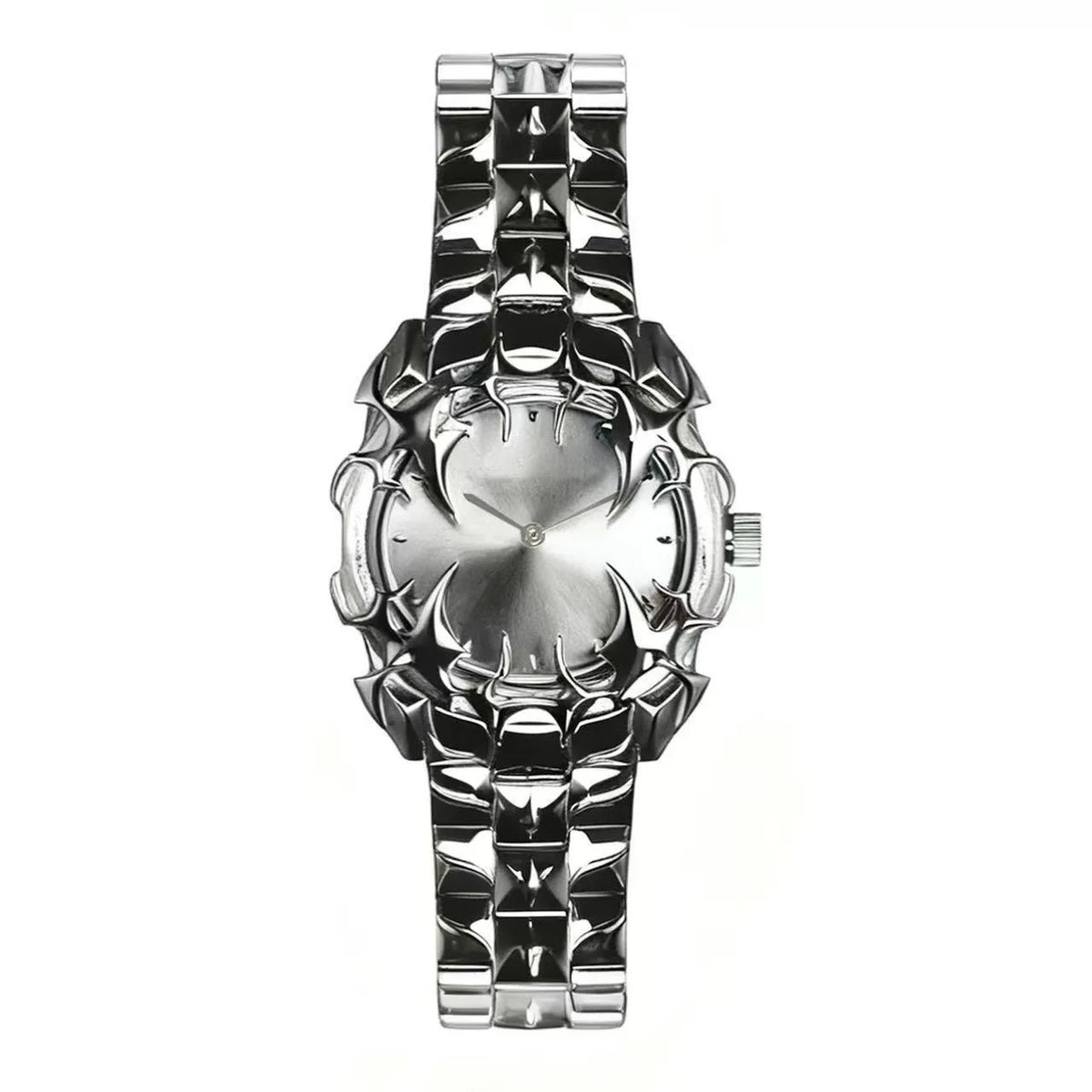 DENVOSI New Y2K Gothic Claw Shaped Quartz Watch with Detachable and Replaced Dial, Fashionable Street Accessory