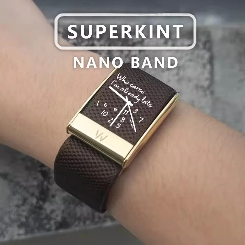 Crown Clock Printed Woven Nylon Watch Strap for Whoop 5.0 / 5.0MG New Adjustable Sport Replacement Fitness Tracker Wristband