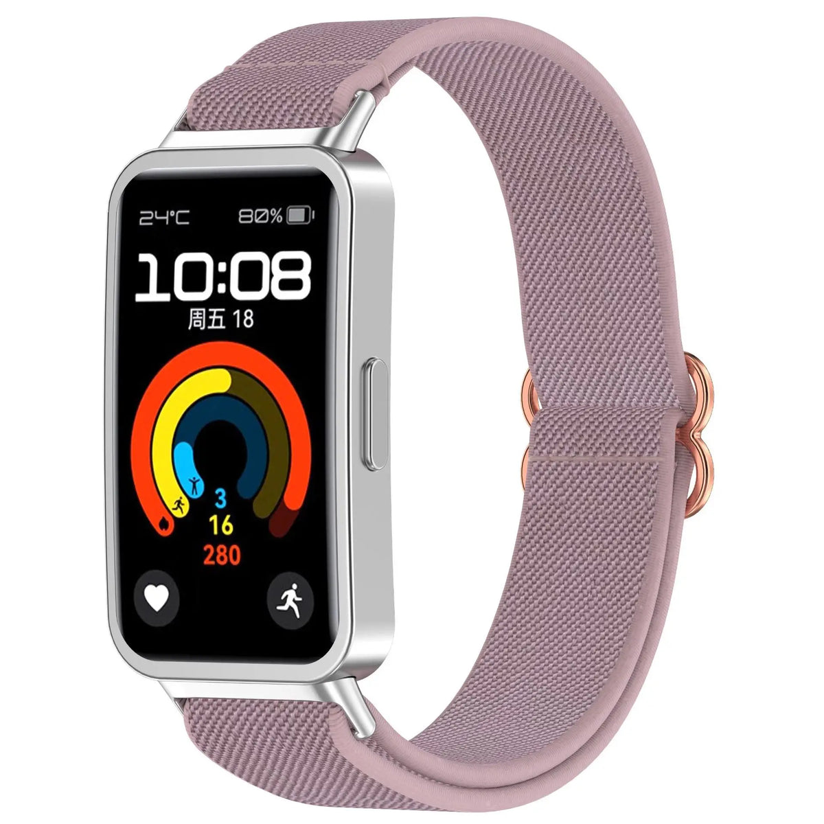 Stretch Nylon Strap Suit for Huawei Watch Band 8/9/10 Adjustable Stretch Nylon Watch Strap