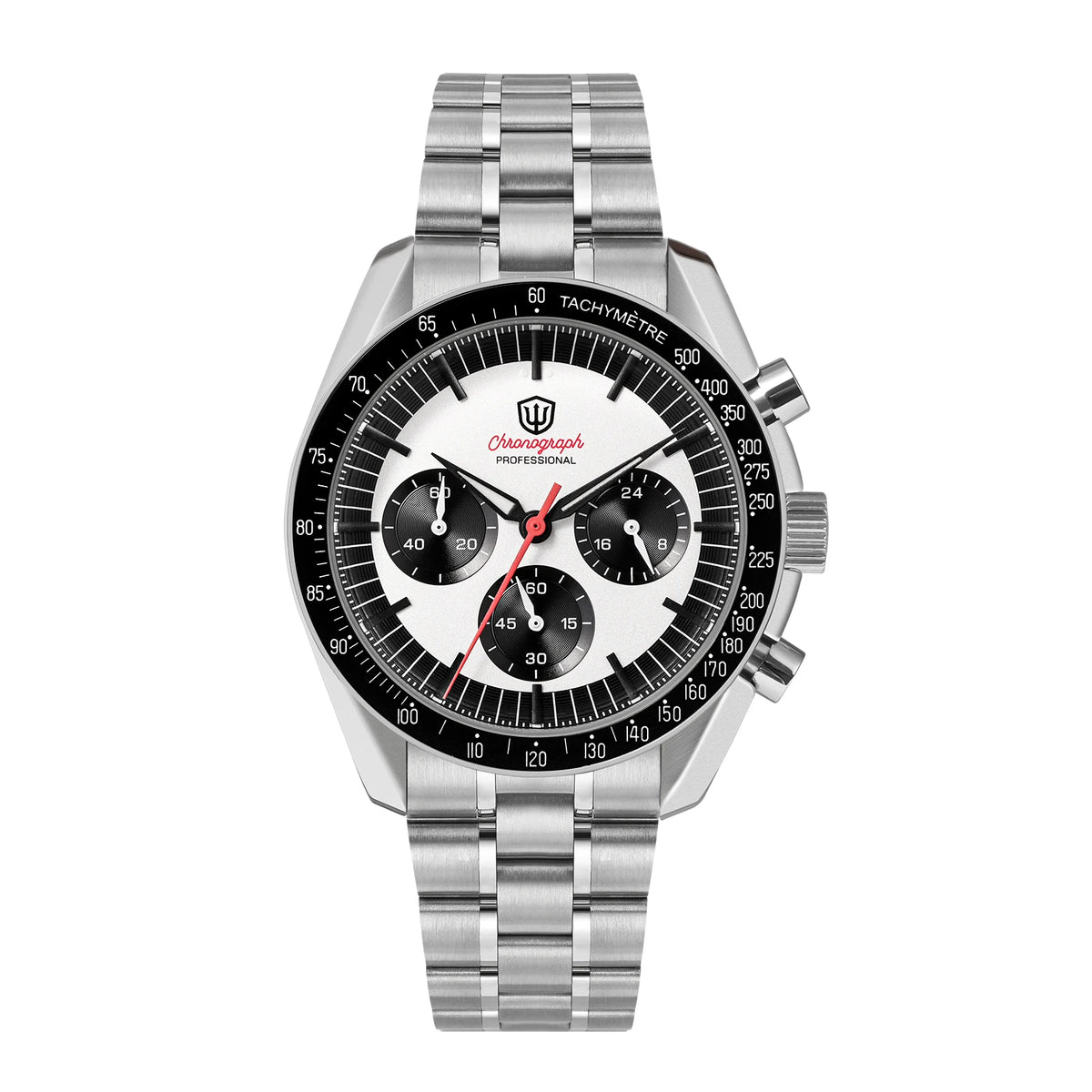 Watchdives New WD1863 Mechanical Quartz Wristwatch Multifunctional Chronograph VK63 Men Watch Bubble Sapphirewaterproof Reloj