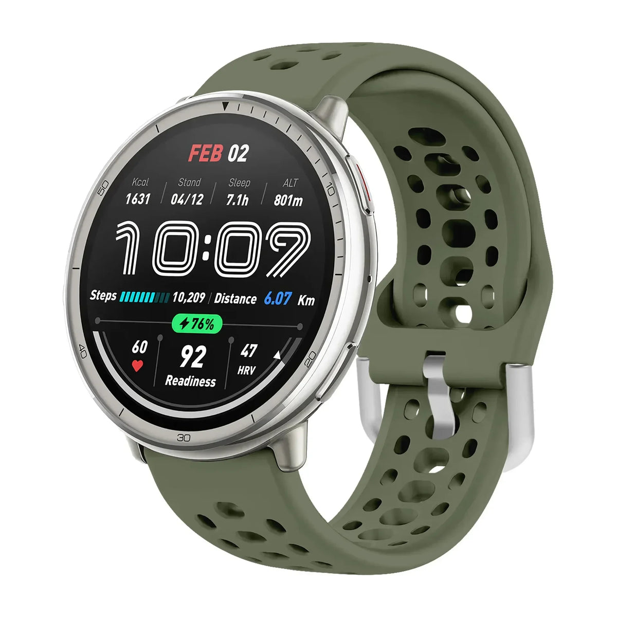 20mm Silicone Strap for Amazfit Active/GTS 4 Mini/GTS3 2e/Bip 3/Pop/Pro Replaceable Bracelet Wristband for Amazfit Active 2 Band