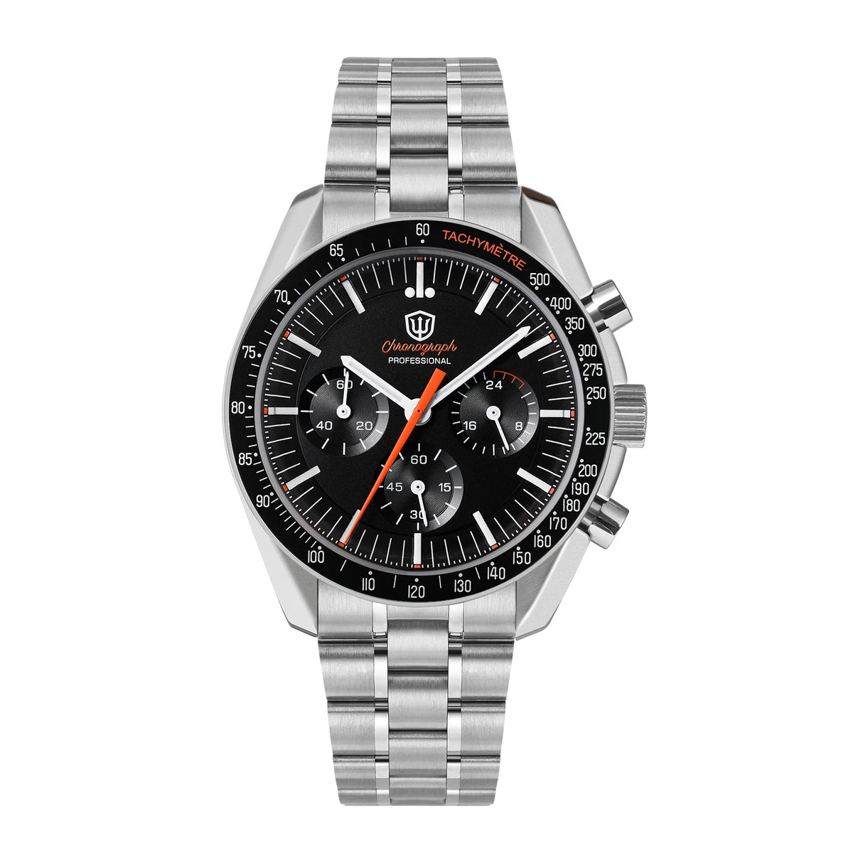 Watchdives New WD1863 Mechanical Quartz Wristwatch Multifunctional Chronograph VK63 Men Watch Bubble Sapphirewaterproof Reloj