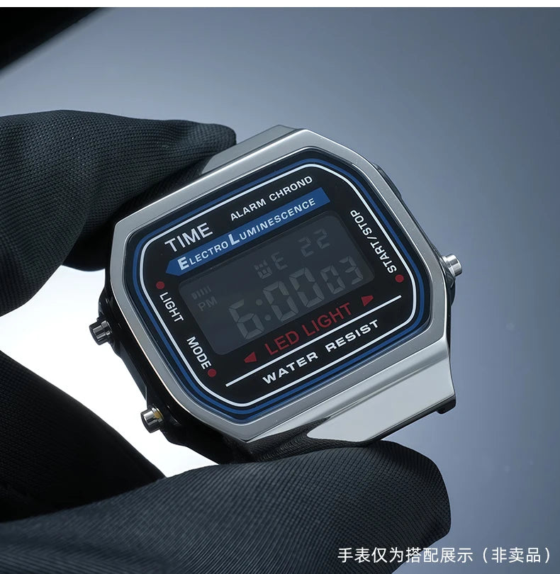 A168 case mod kit Stainless steel metal Bezel watch Case+Strap For Casio A168WG/WA/WGG/WEHA Series Modified Suit watchband+Tool