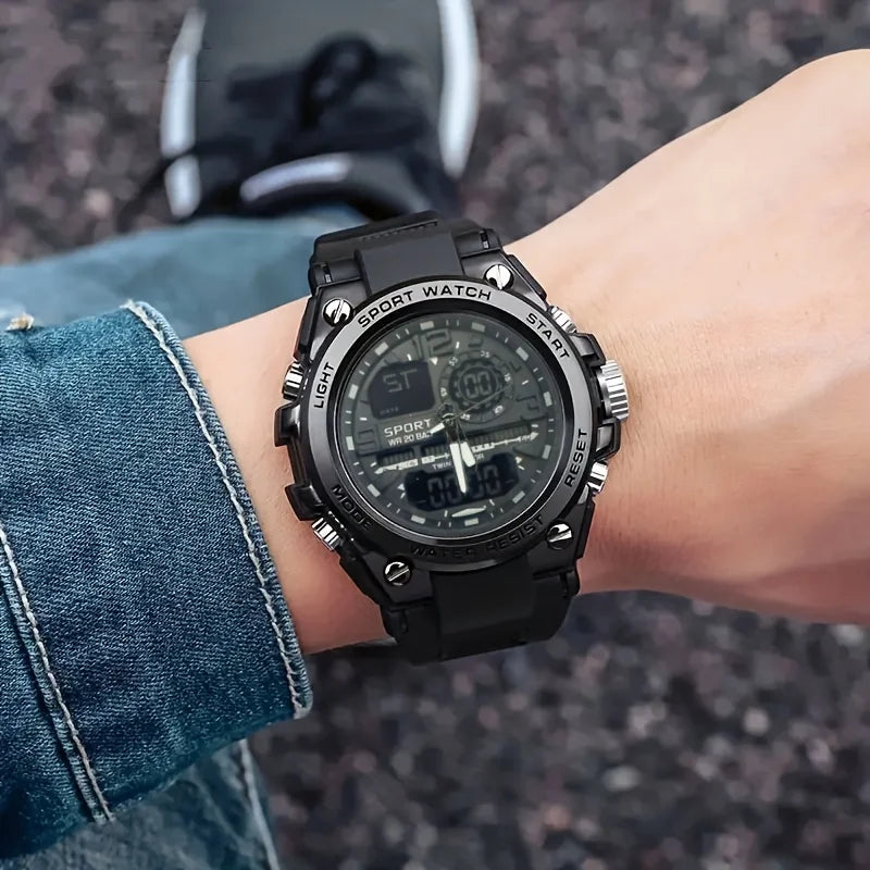 The Multi-functional Electronic Watch Korean Version Is Cool And Handsome Luminous Middle And High School Watch