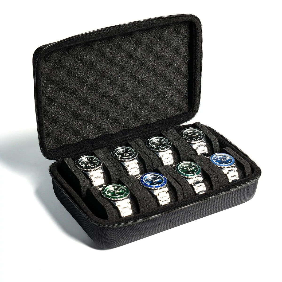 A Sturdy Watch Storage Box Designed for 8 Watches, Suitable for Smartwatches,watch storage organizer,hardshell watch travel case
