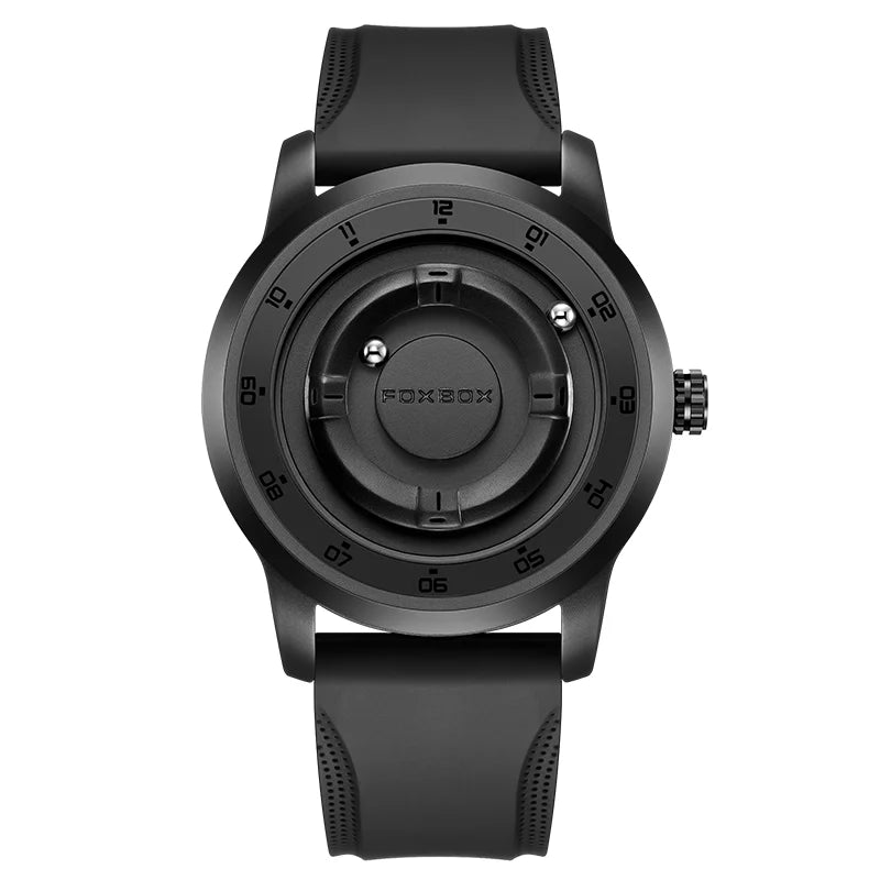 Foxbox 2025 Luxury Watches Men Creative Scrolling Beads Quartz Wristwatches Fashion Waterproof Magnetic Force Mens Watch Reloj
